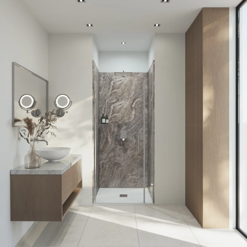 your brand new bathroom